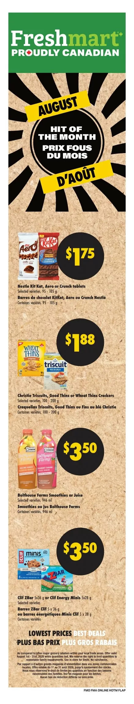 freshmart flyer august 6 12 8