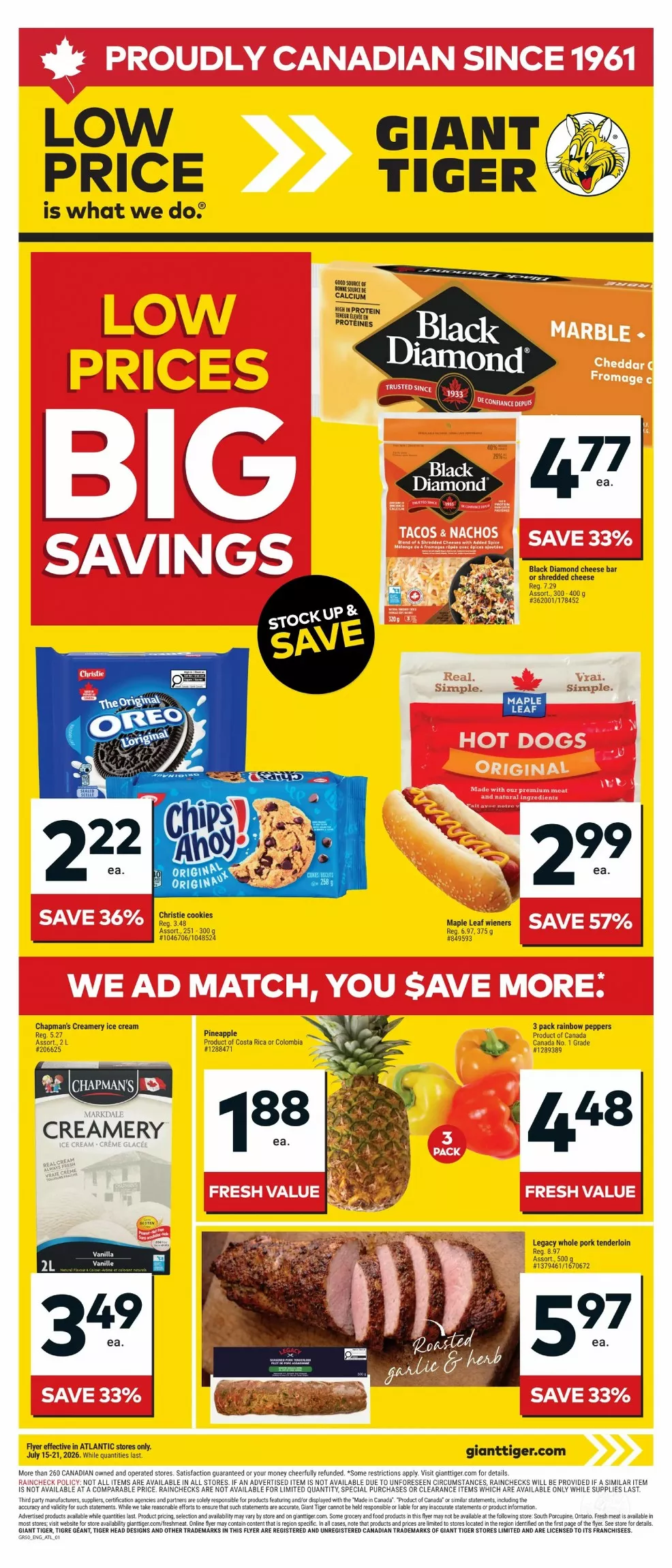 Giant Tiger Flyer (ATLANTIC) July 15 - July 21, 2026 1 giant tiger flyer atlantic week-29