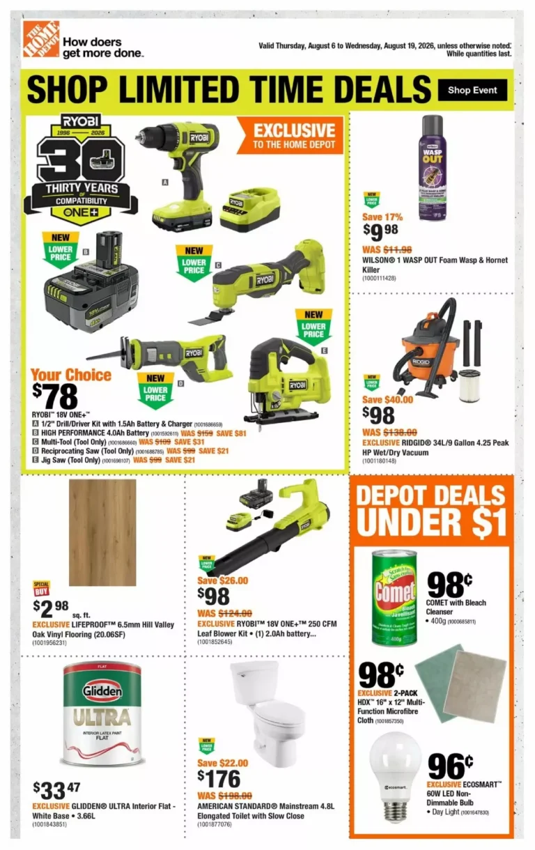 FlyerSeek 13 home depot flyer week-32