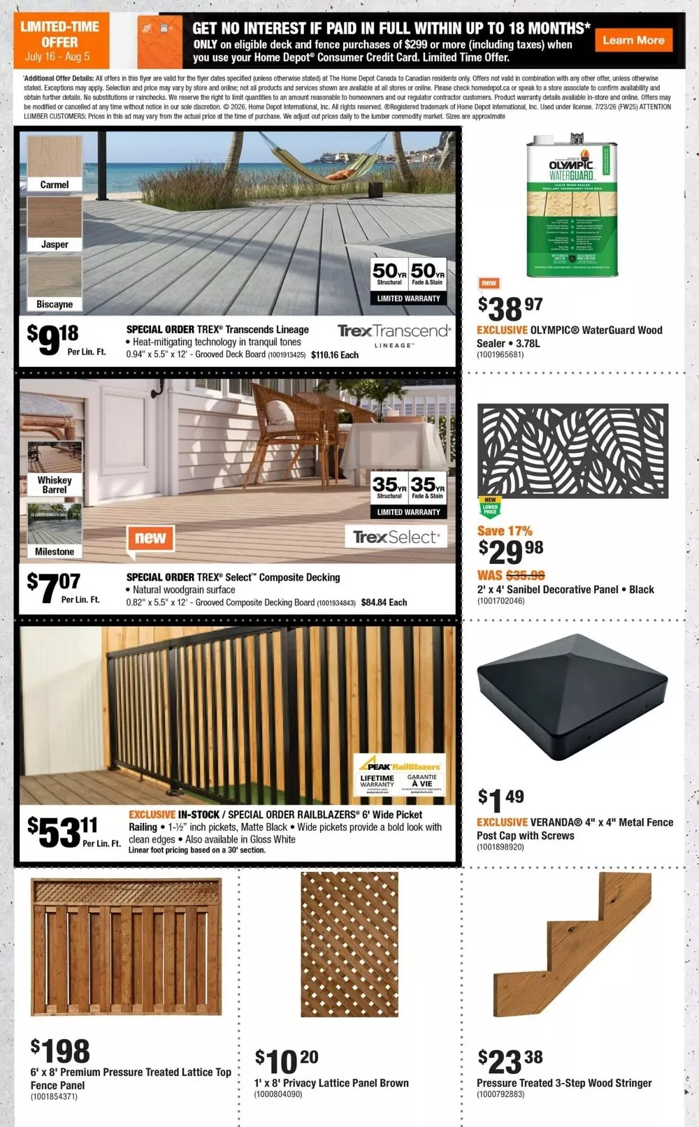 home depot flyer july 23 29 7