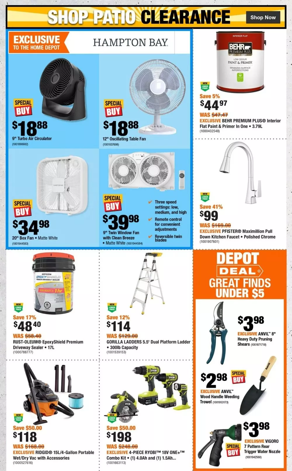 home depot flyer july 9 15 2