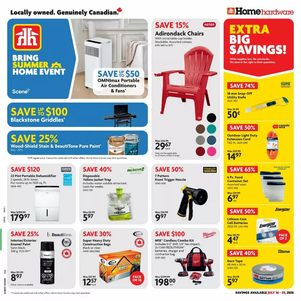 Home Hardware Flyer Canada 23 July - 29 July, 2026 1 home hardware flyer week-29