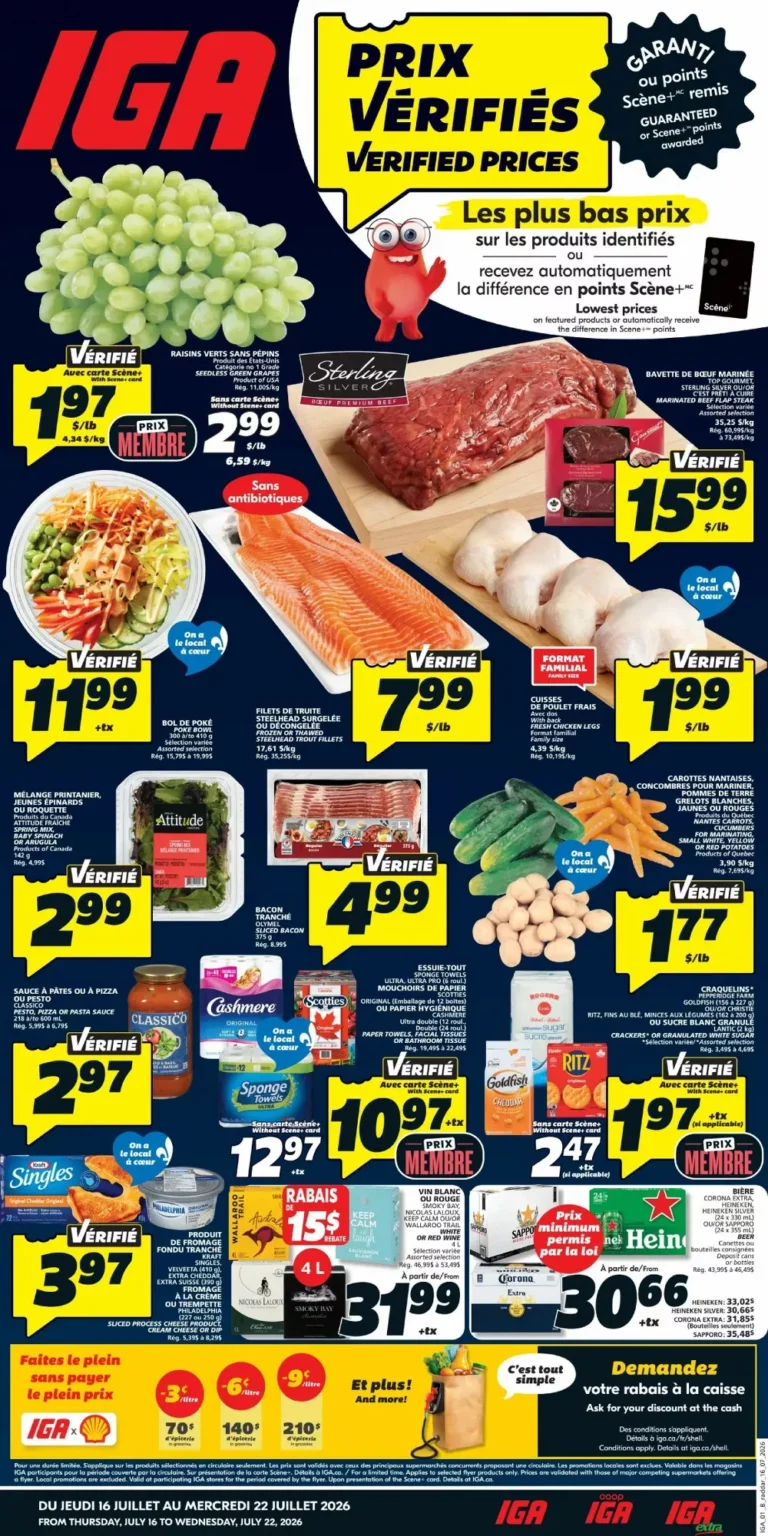 FlyerSeek 23 iga flyer week-29, iga circulaire semaine-29