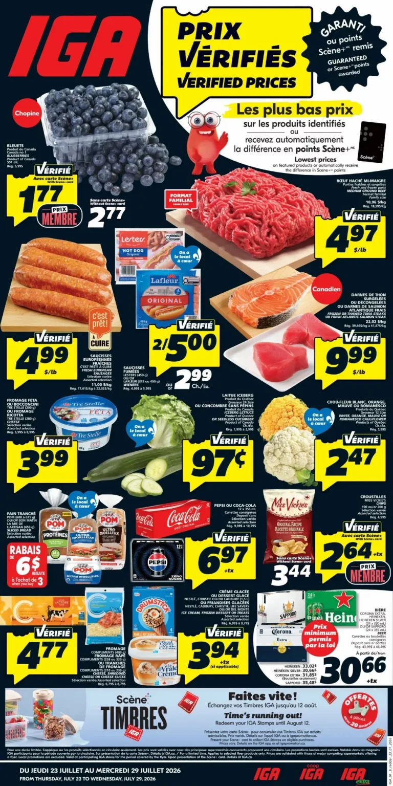 iga flyer week-30, iga circulaire semaine-30