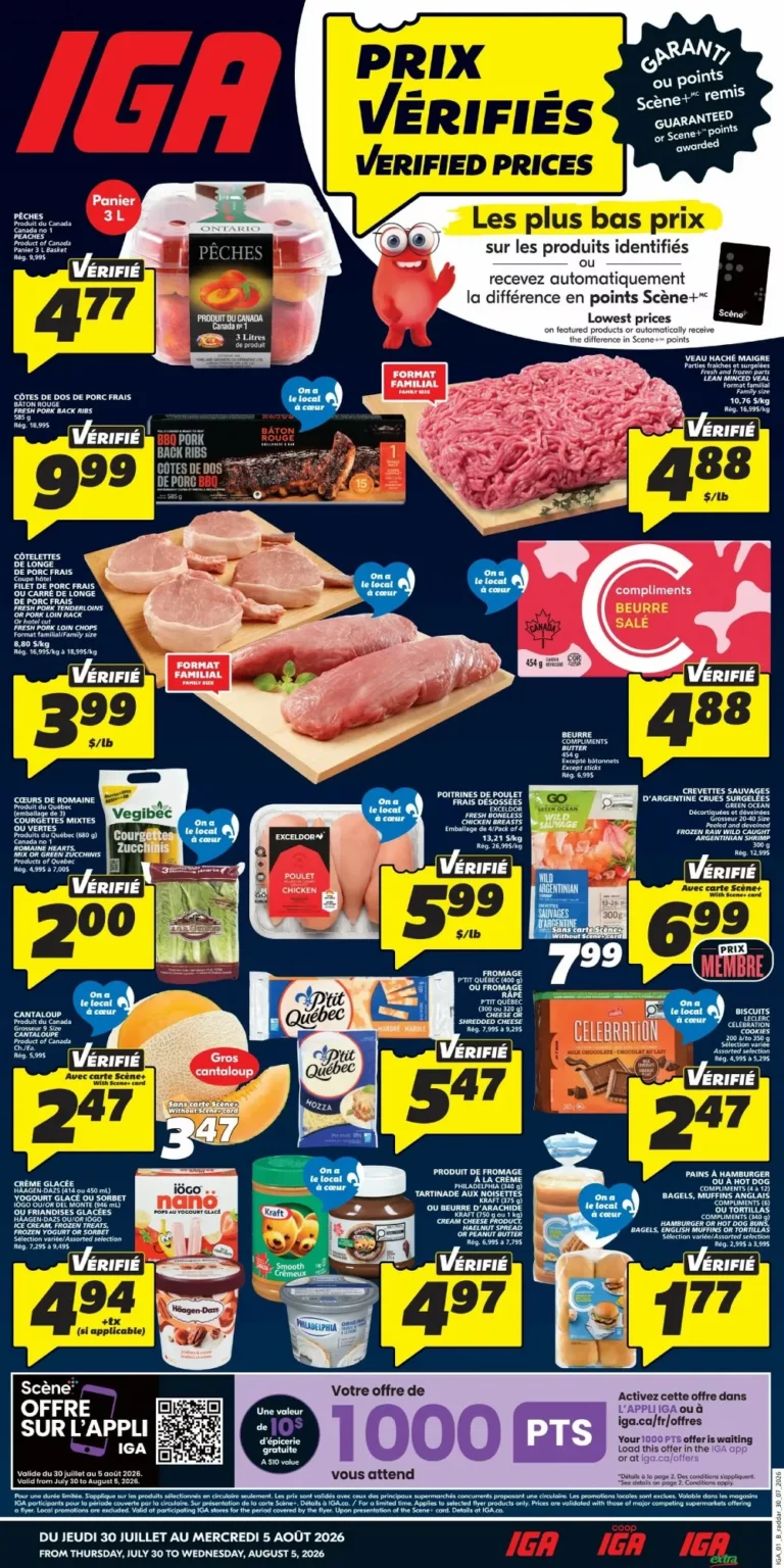 iga flyer week-31, iga circulaire semaine-31
