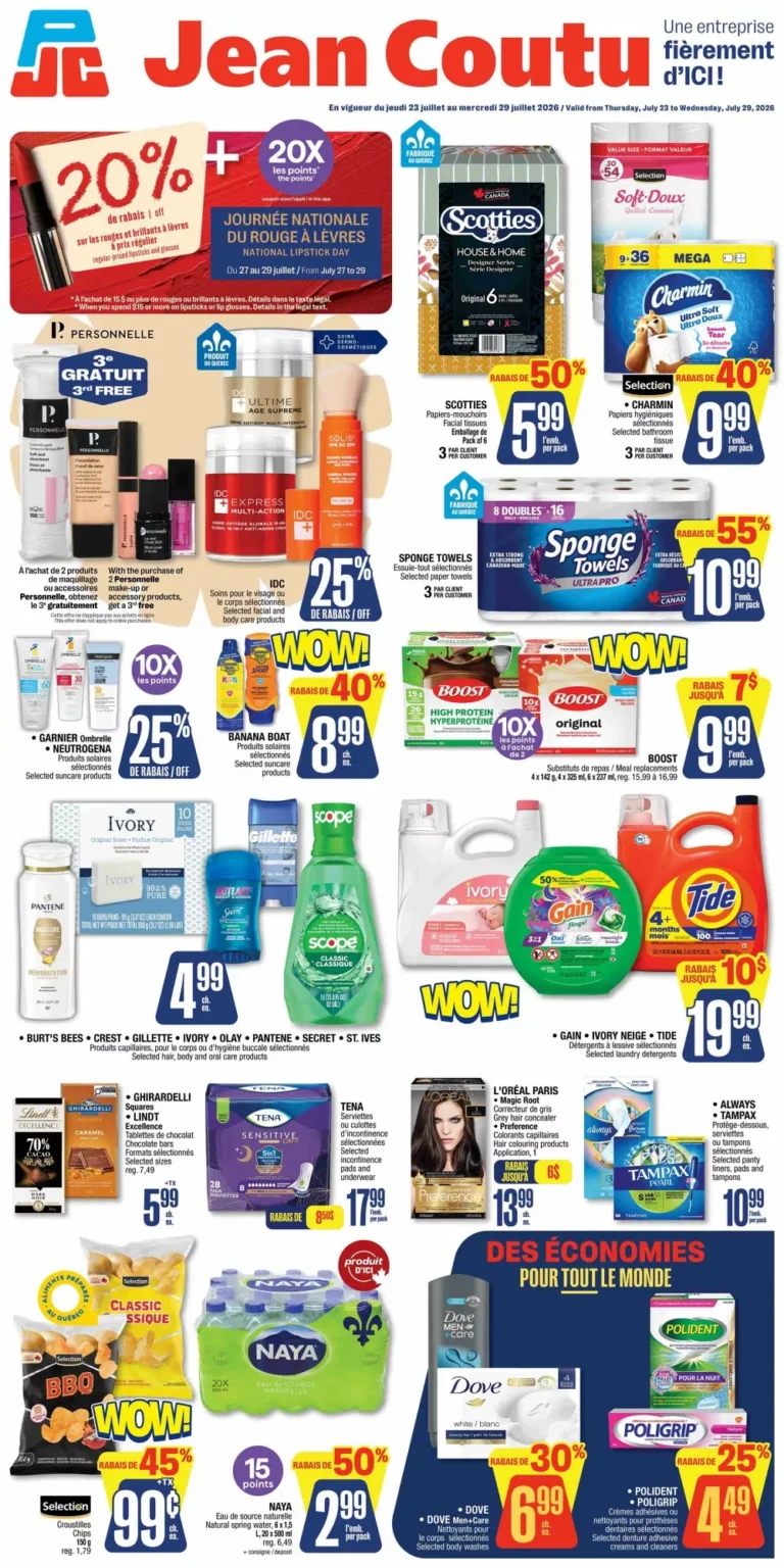 FlyerSeek 7 jean coutu flyer week-30, jean coutu circulaire semaine-30