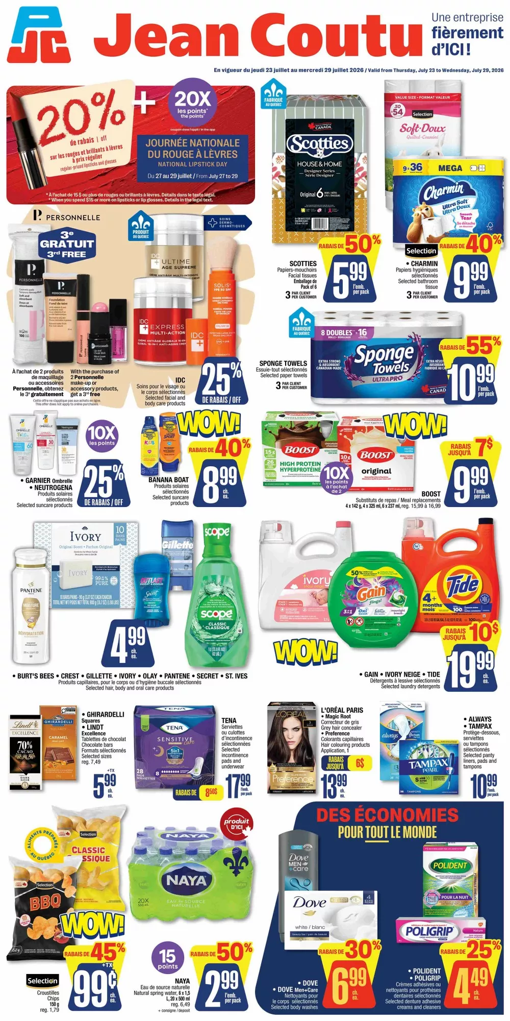jean coutu flyer week-30, jean coutu circulaire semaine-30