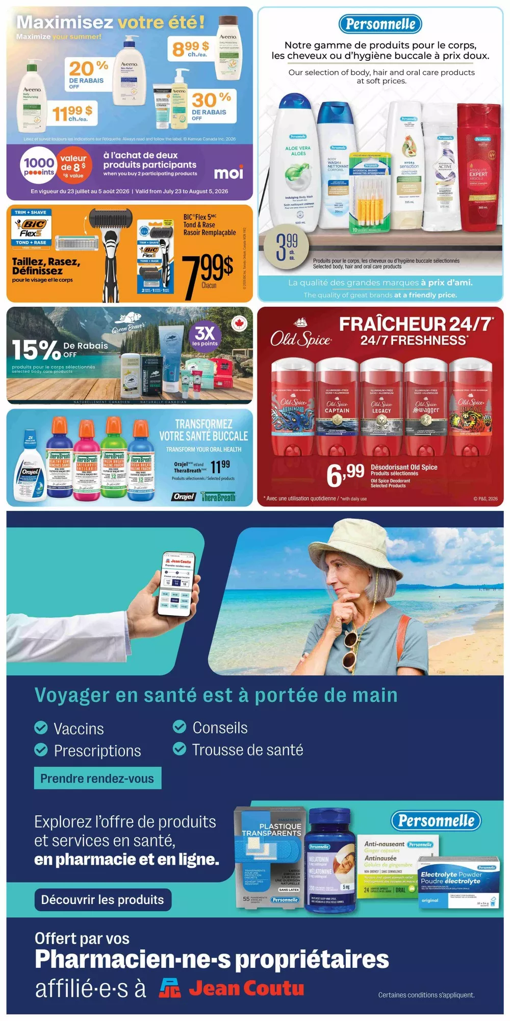 jean coutu flyer july 30 august 5 9 50790724