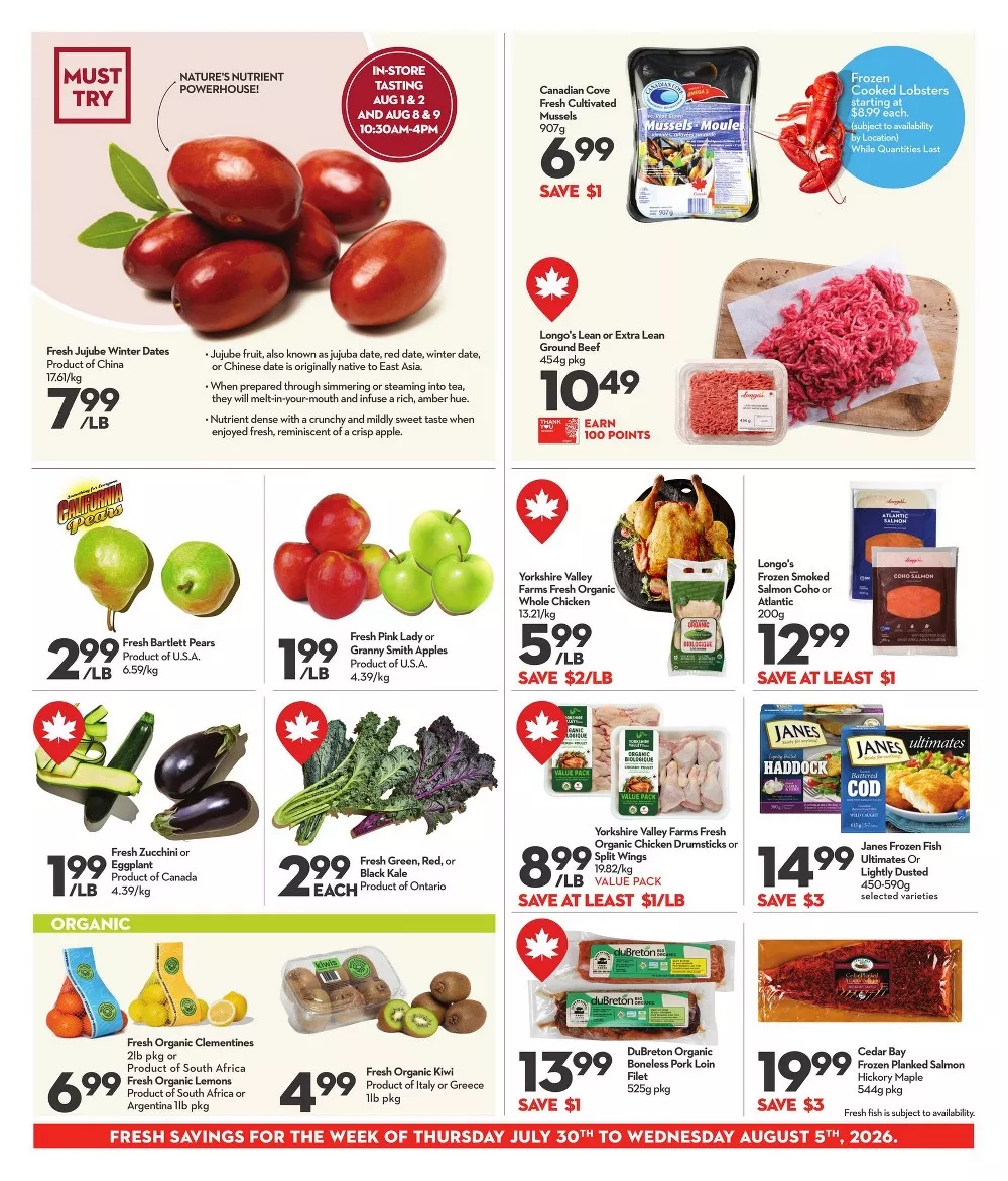 longos flyer july 30 august 5 6
