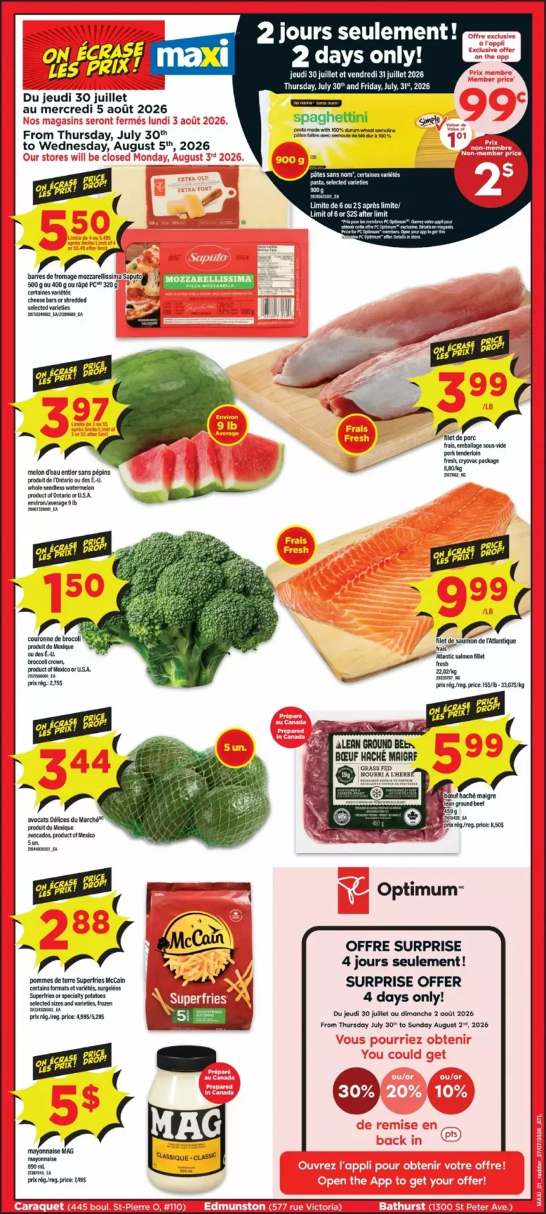 maxi flyer week-31, maxi circulaire semaine-31