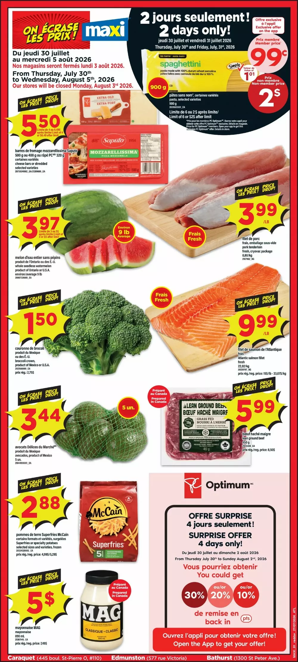 maxi flyer week-31, maxi circulaire semaine-31