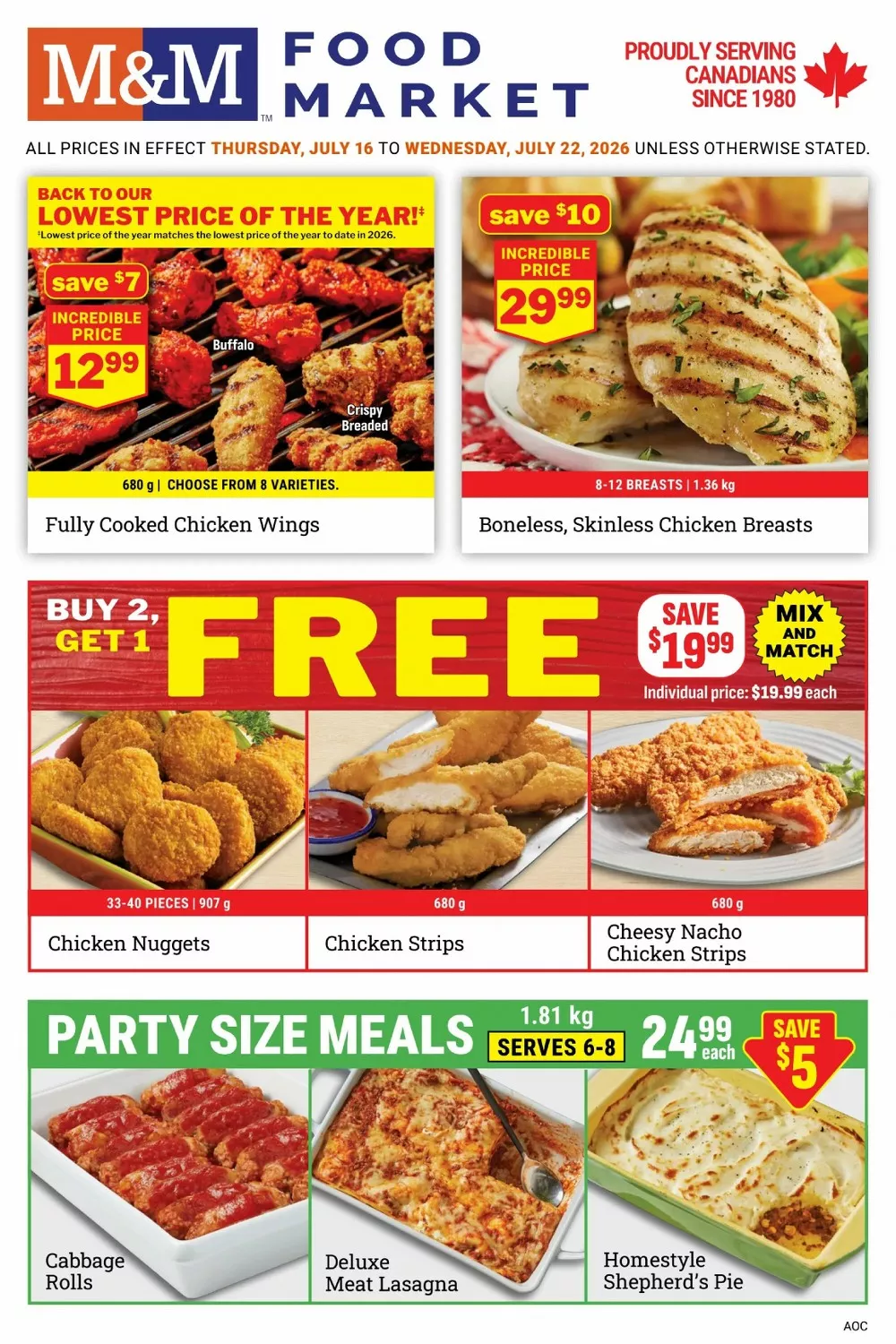 M&M Food Market Flyer July 16 - July 22, 2026 1 mm food market flyer week-29