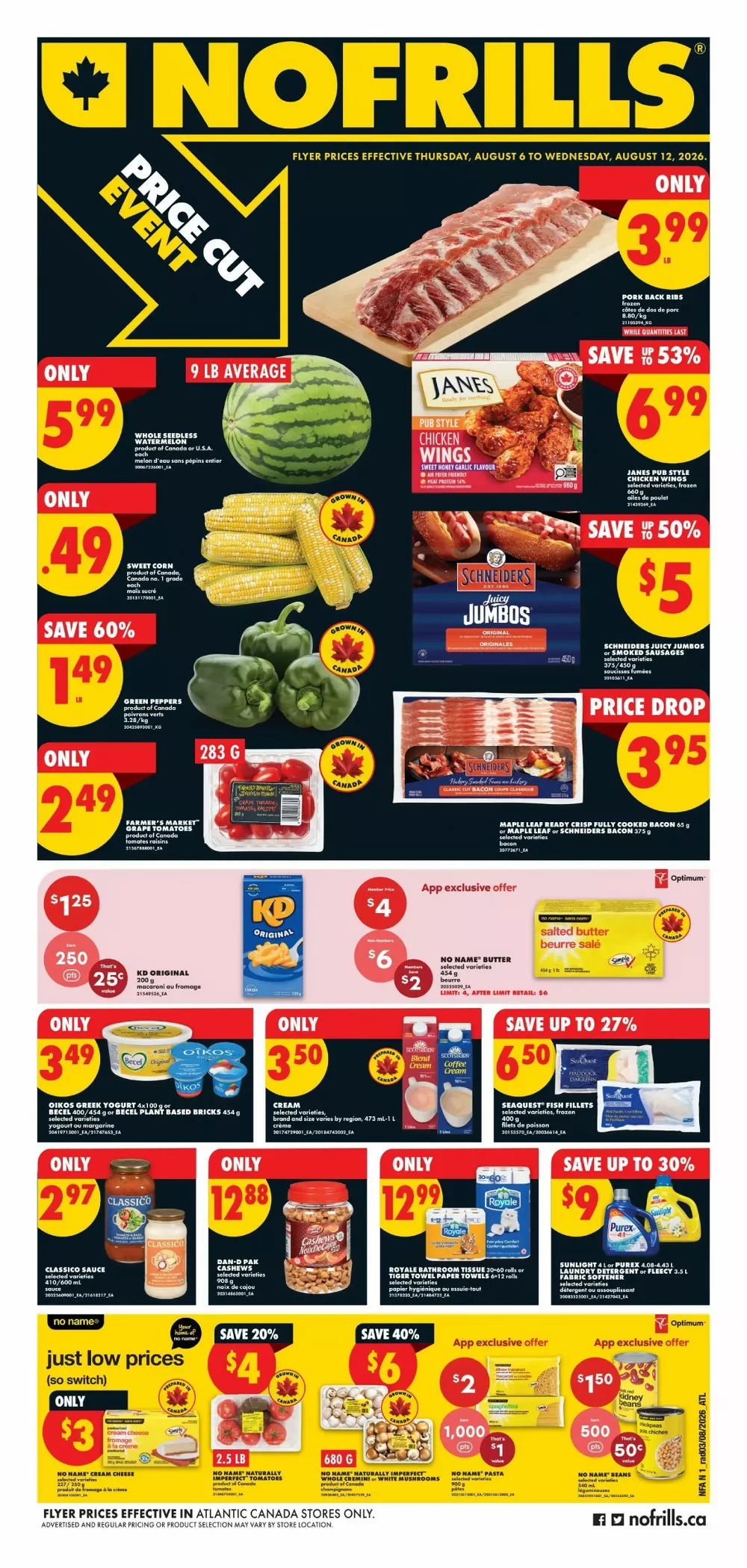 No Frills Flyer (ATLANTIC) August 6 - August 12, 2026 1 no frills flyer atlantic week-32