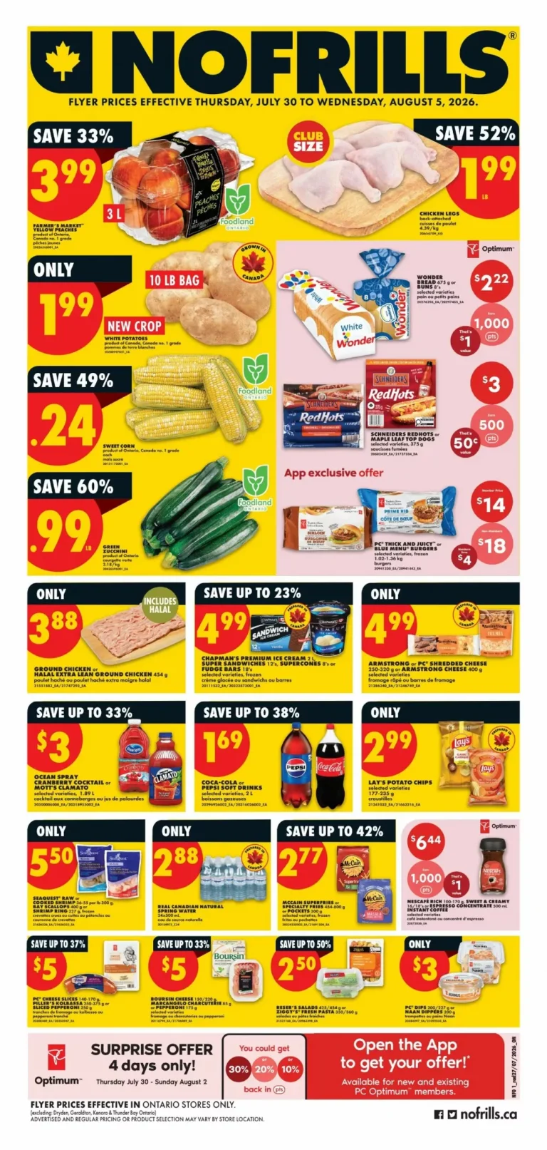 no frills flyer on week-31