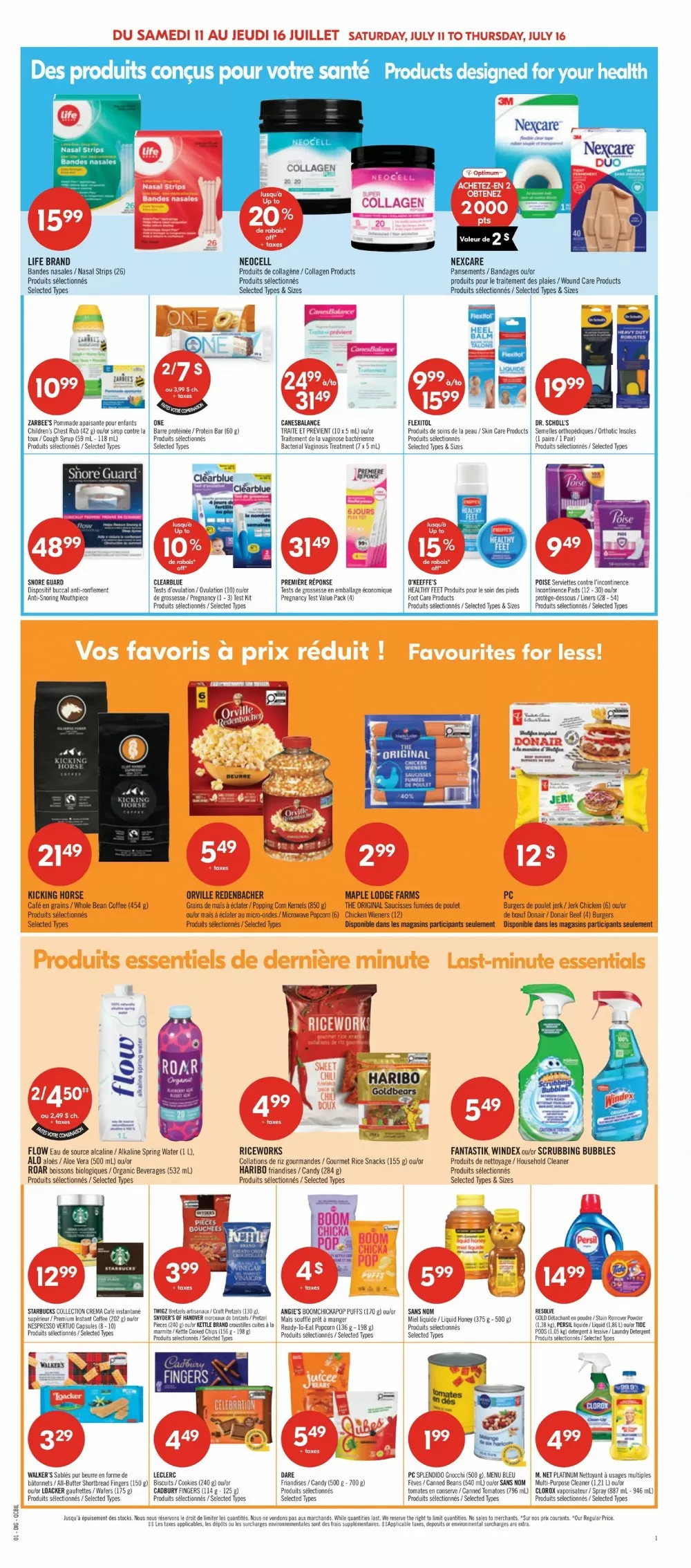 pharmaprix flyer july 11 16 14 90327213