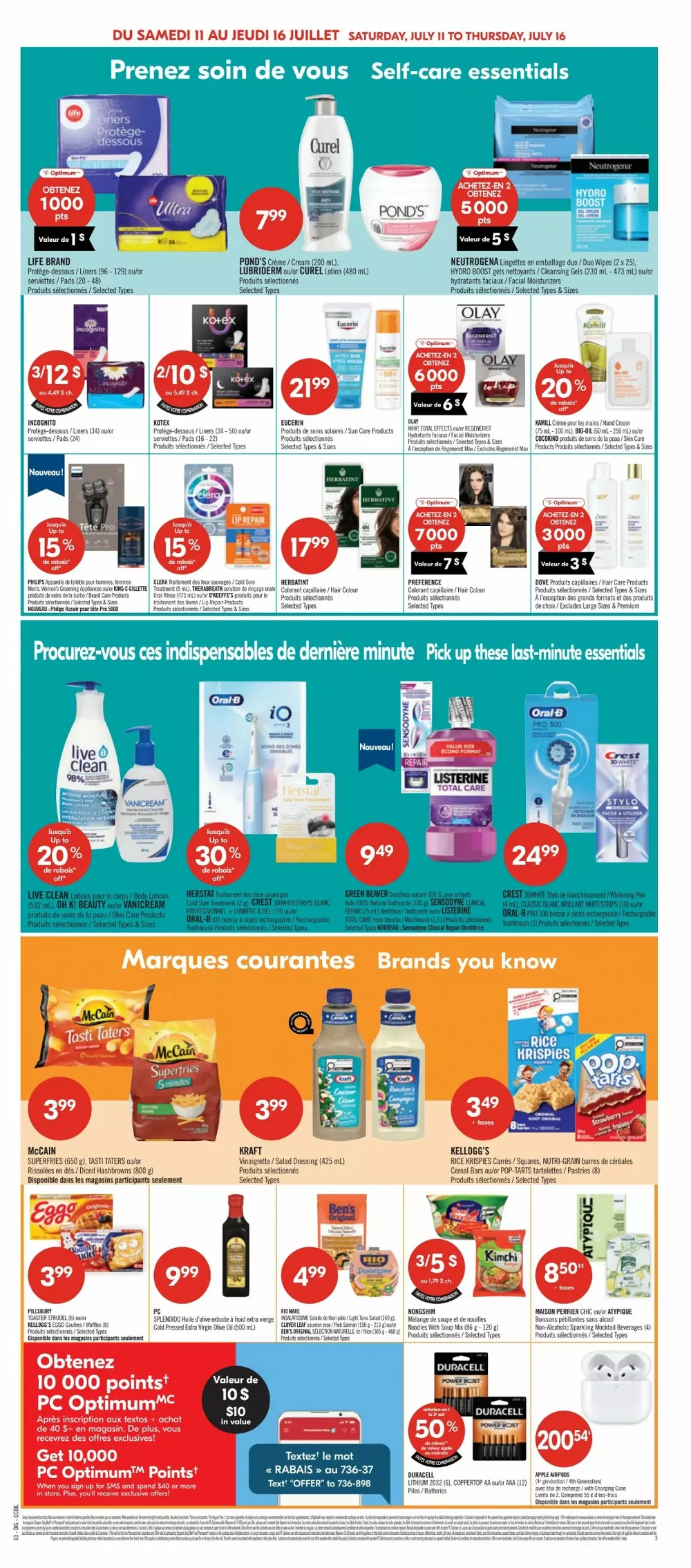 pharmaprix flyer july 11 16 16 17959659