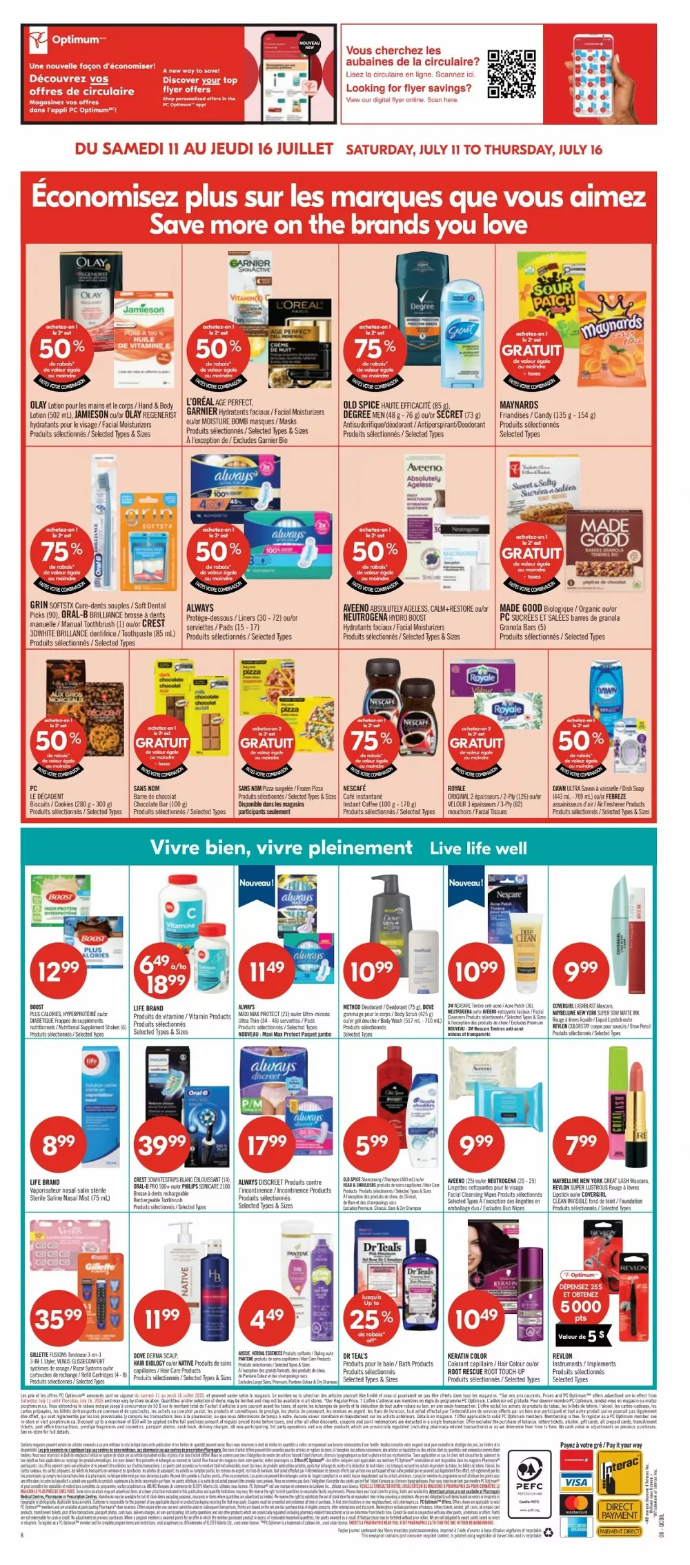 pharmaprix flyer july 11 16 5 60198709