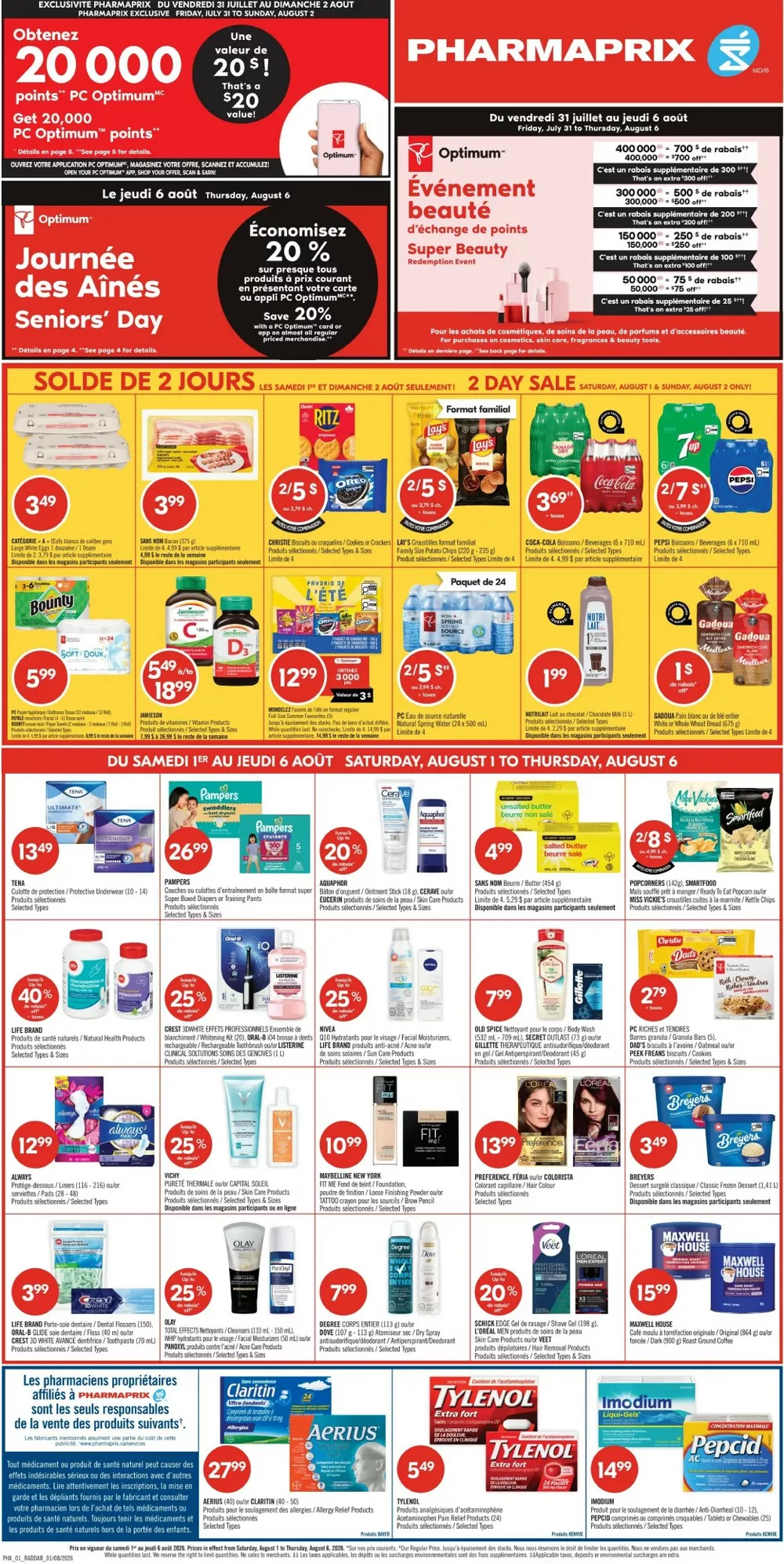Pharmaprix Flyer New 7 August - 13 August, 2026 1 pharmaprix flyer week-31
