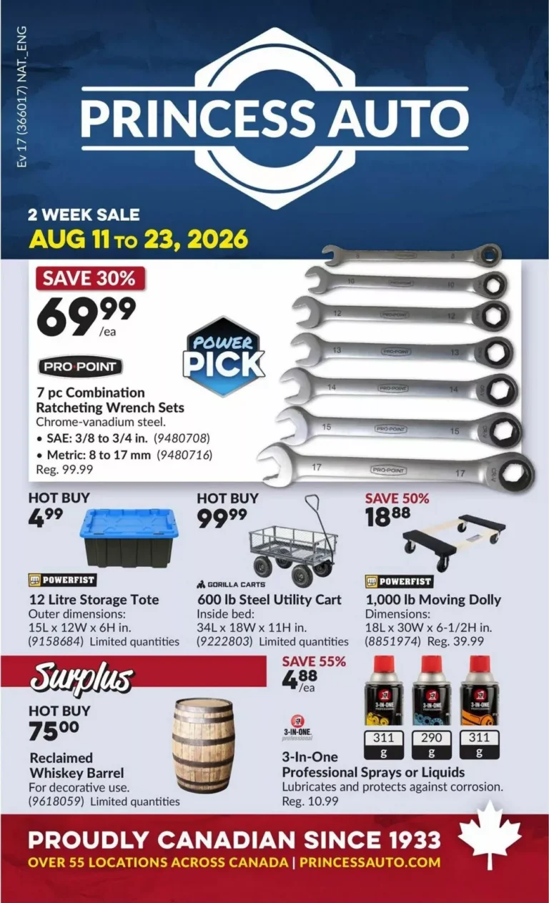 princess auto flyer week-32-33