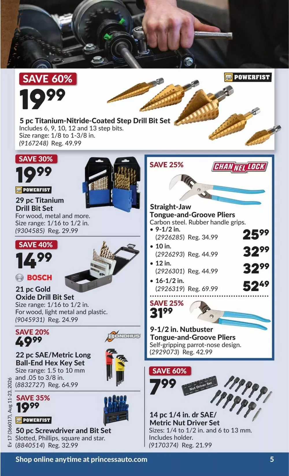 princess auto flyer august 11 23 10
