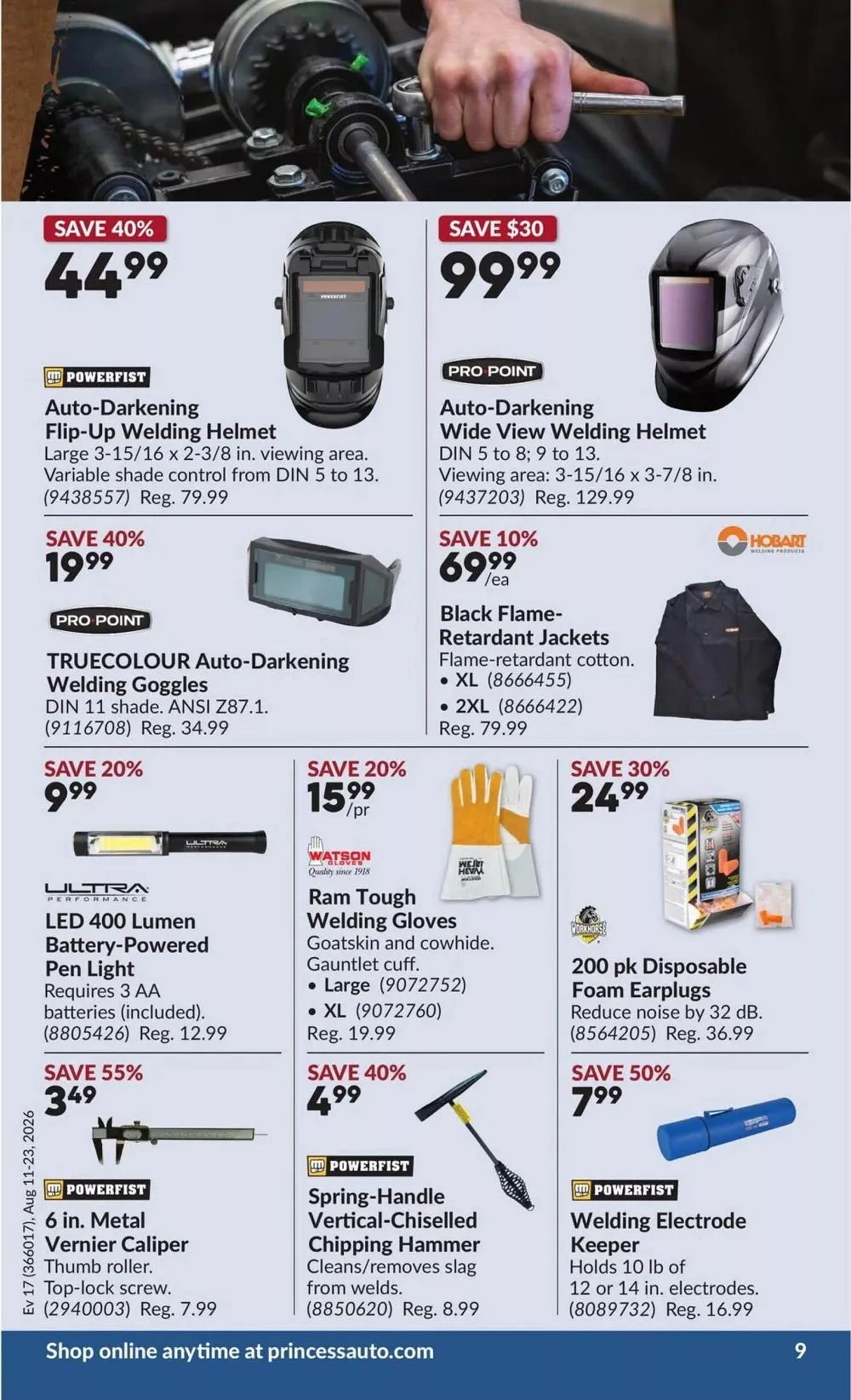 princess auto flyer august 11 23 14