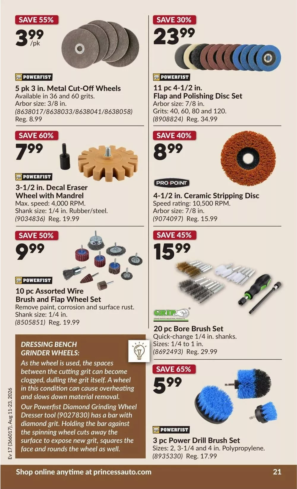 princess auto flyer august 11 23 26