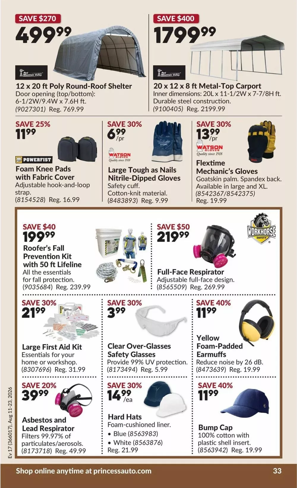 princess auto flyer august 11 23 38