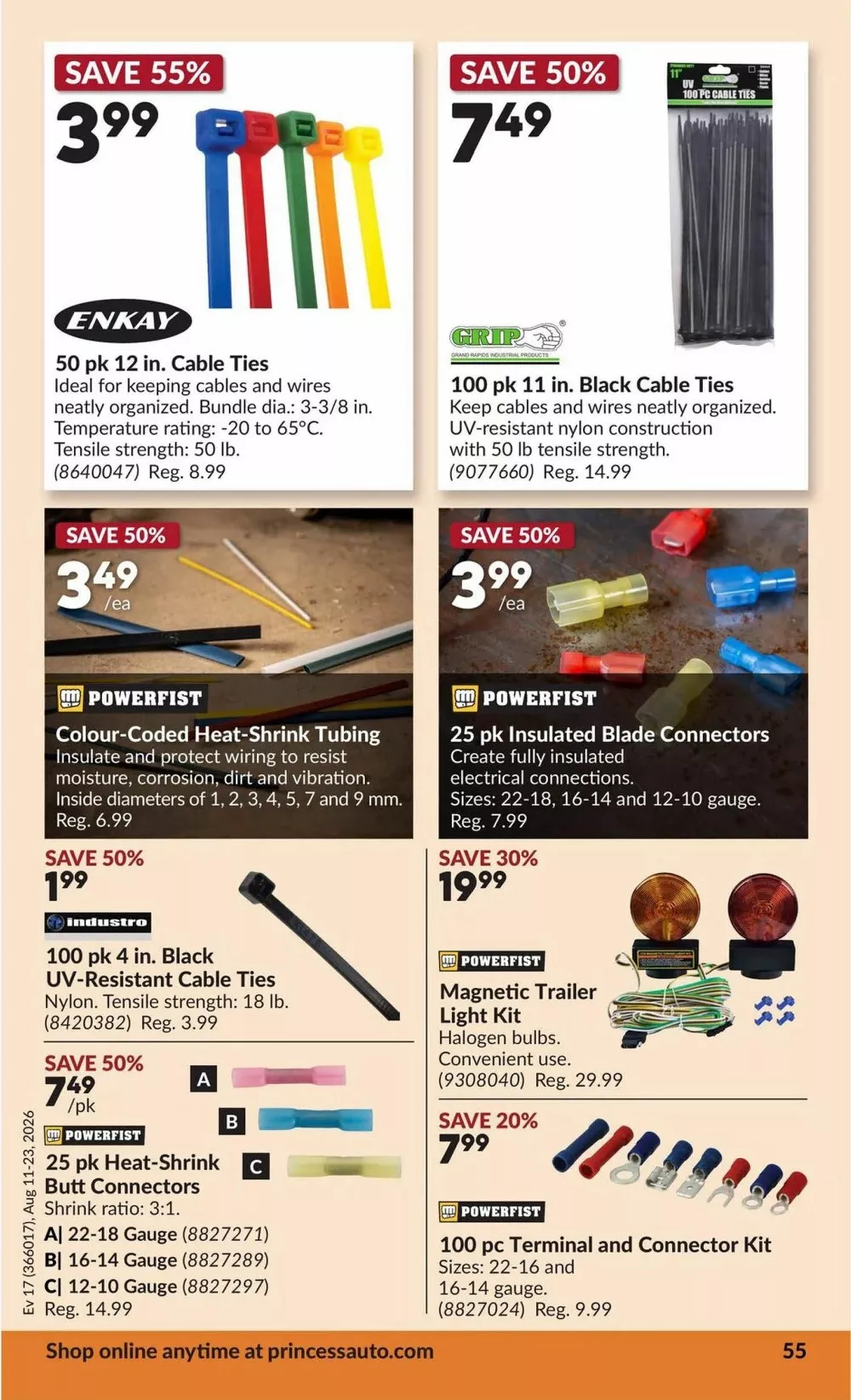 princess auto flyer august 11 23 60