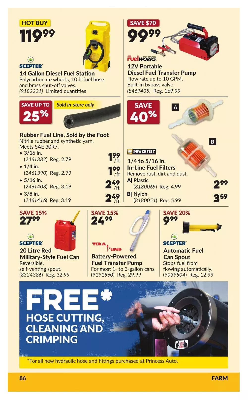 princess auto flyer july 28 august 9 88