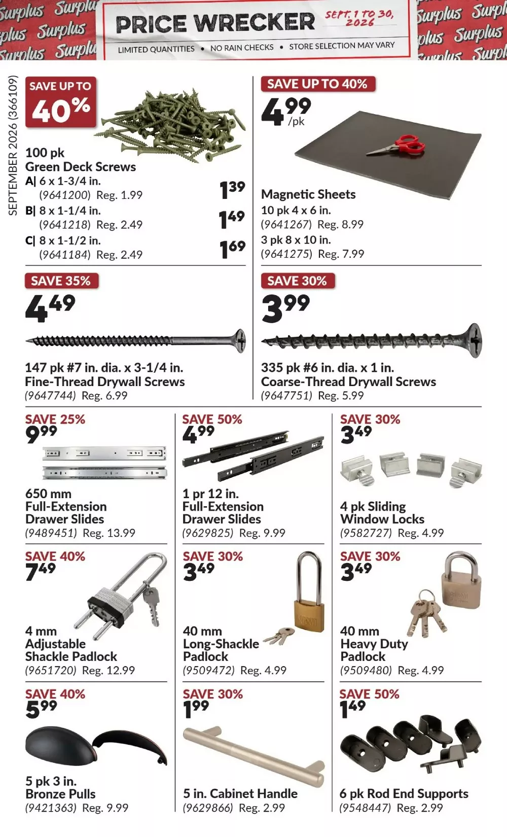 princess auto flyer september 2026 10 1