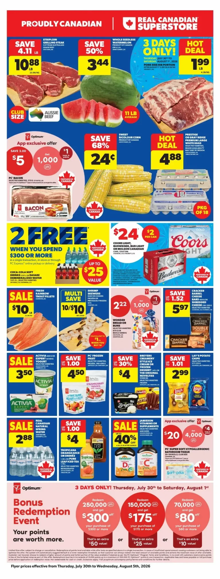 real canadian superstore flyer on week-31