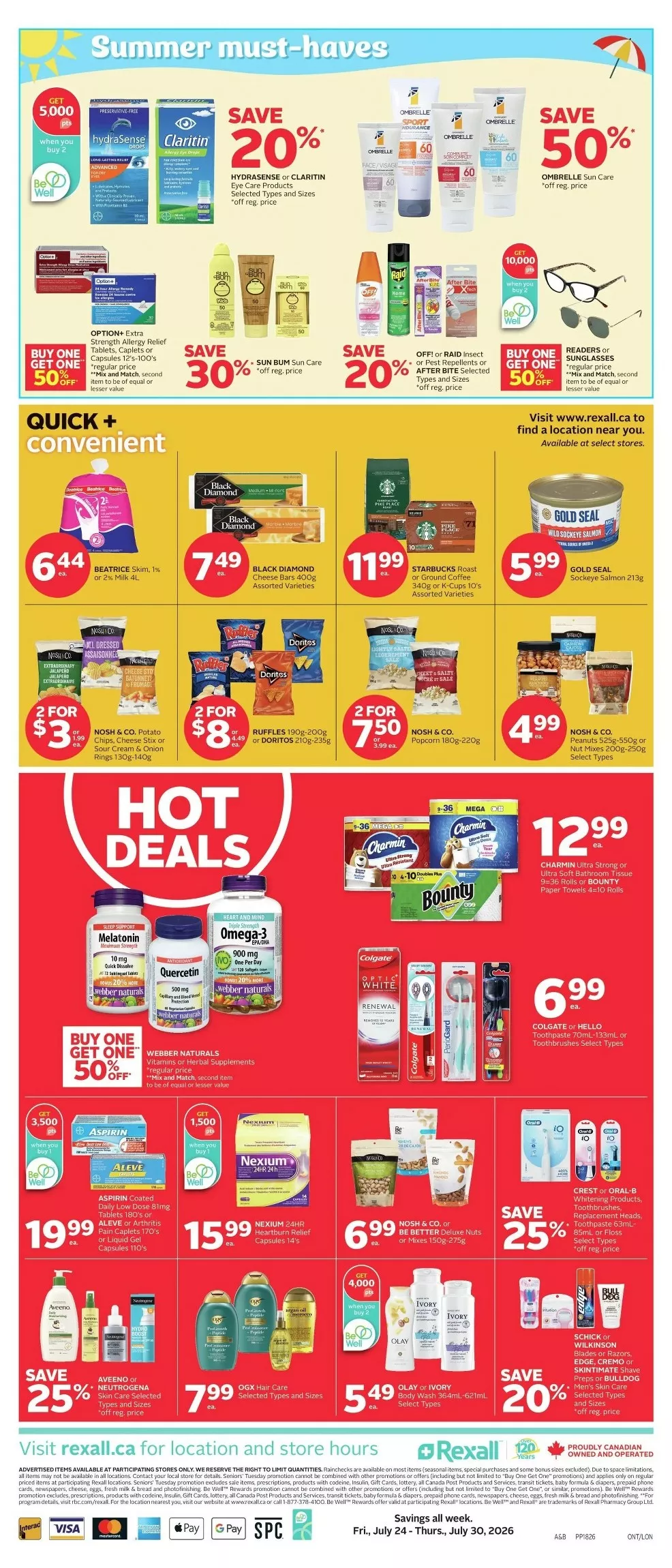 rexall flyer july 24 30 2