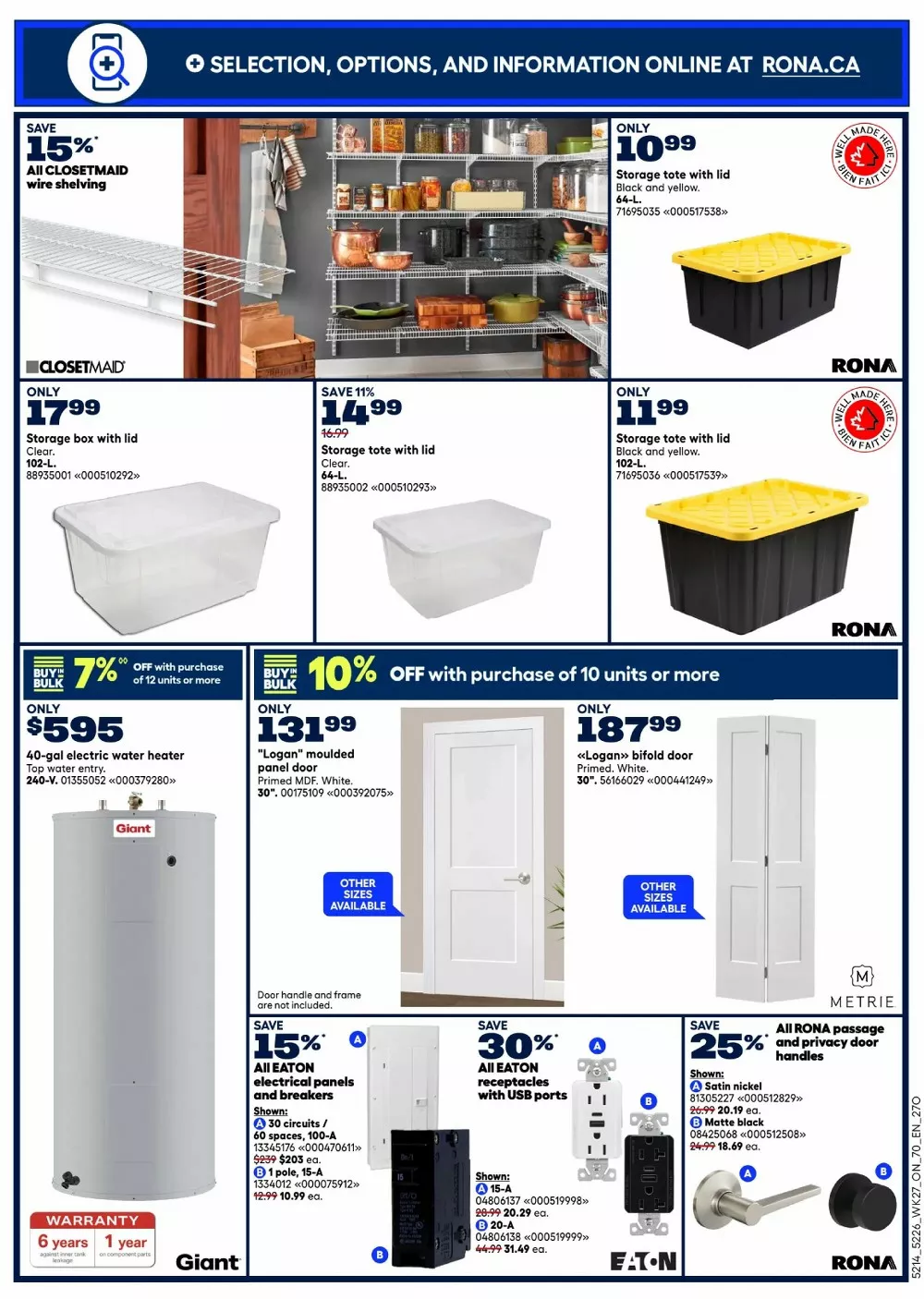 rona flyer july 30 august 12 13 88166823