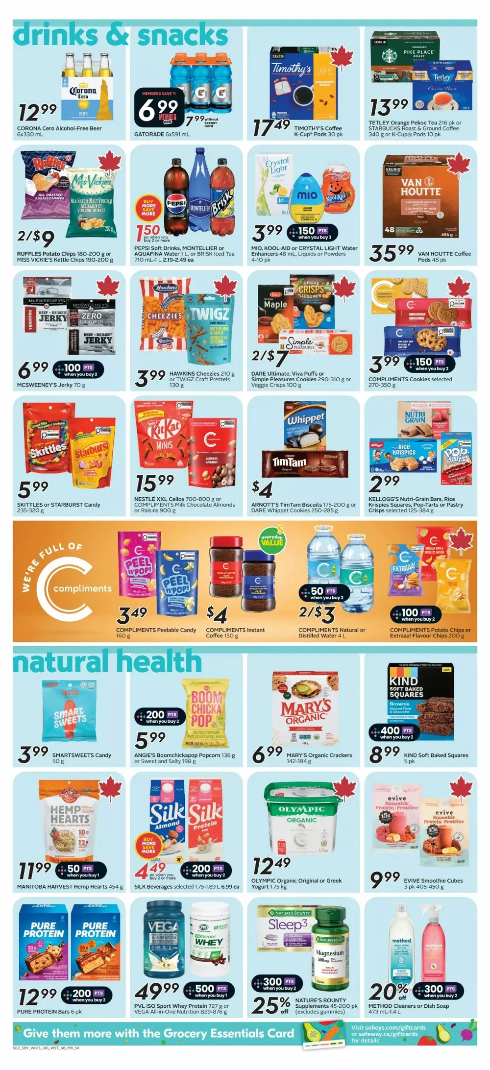 safeway sobeys flyer west august 6 12 10