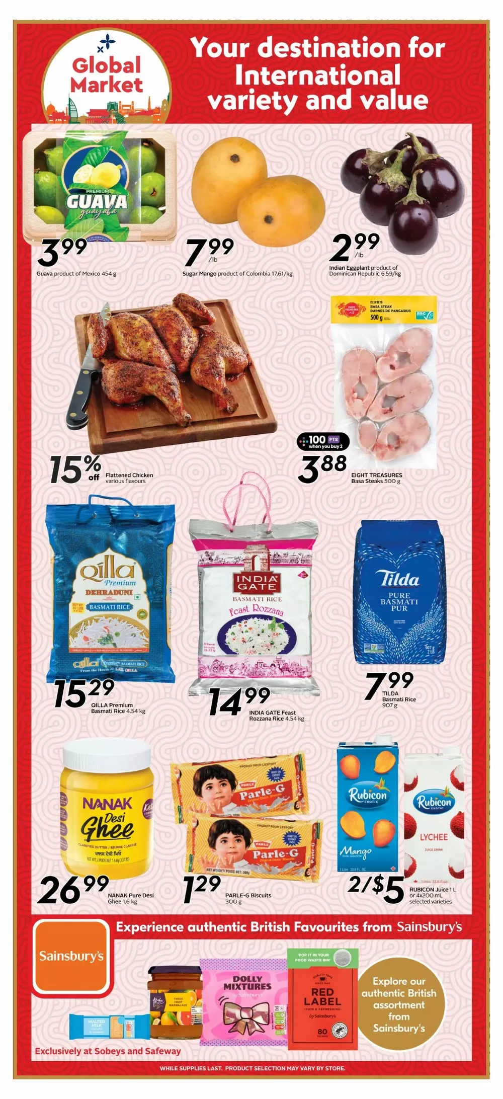 safeway sobeys flyer west august 6 12 14