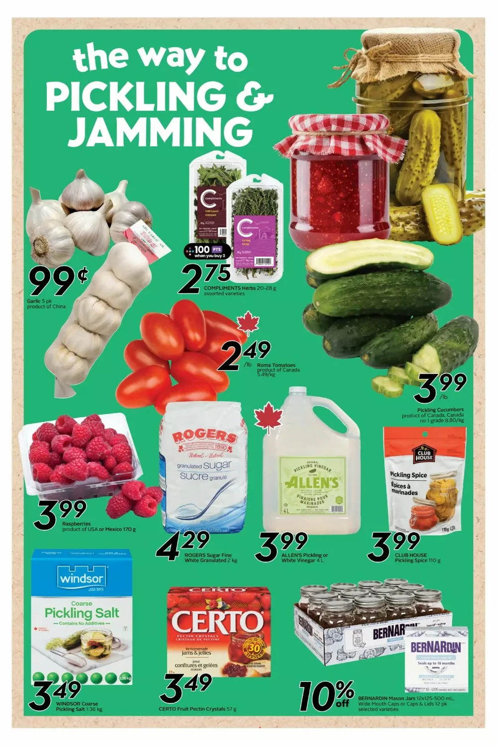 safeway sobeys flyer west august 6 12 15