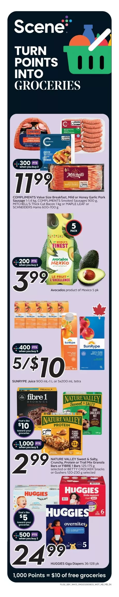 safeway sobeys flyer west august 6 12 3