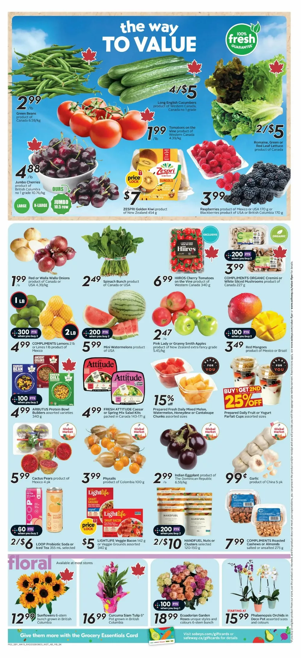 safeway sobeys flyer west august 6 12 5