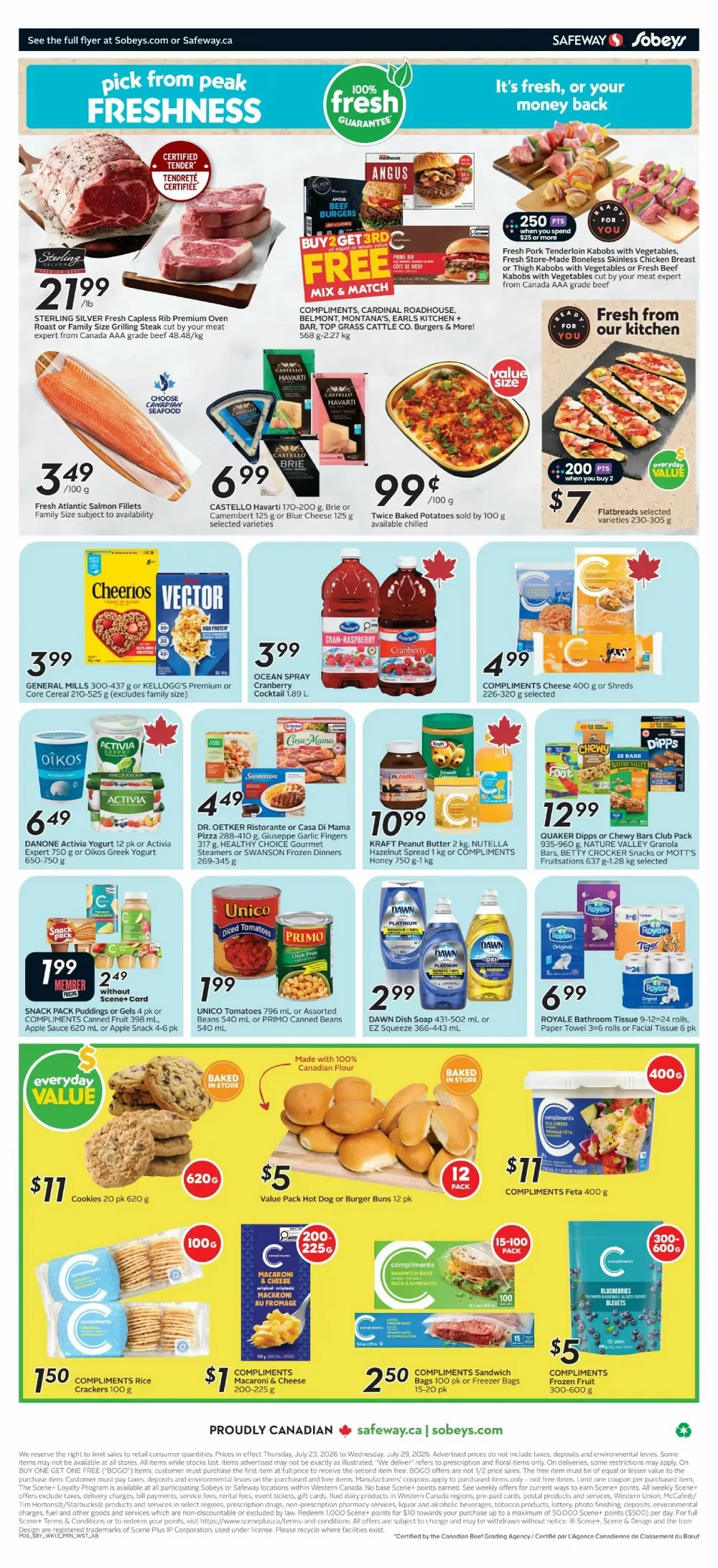 safeway sobeys flyer west july 23 29 4