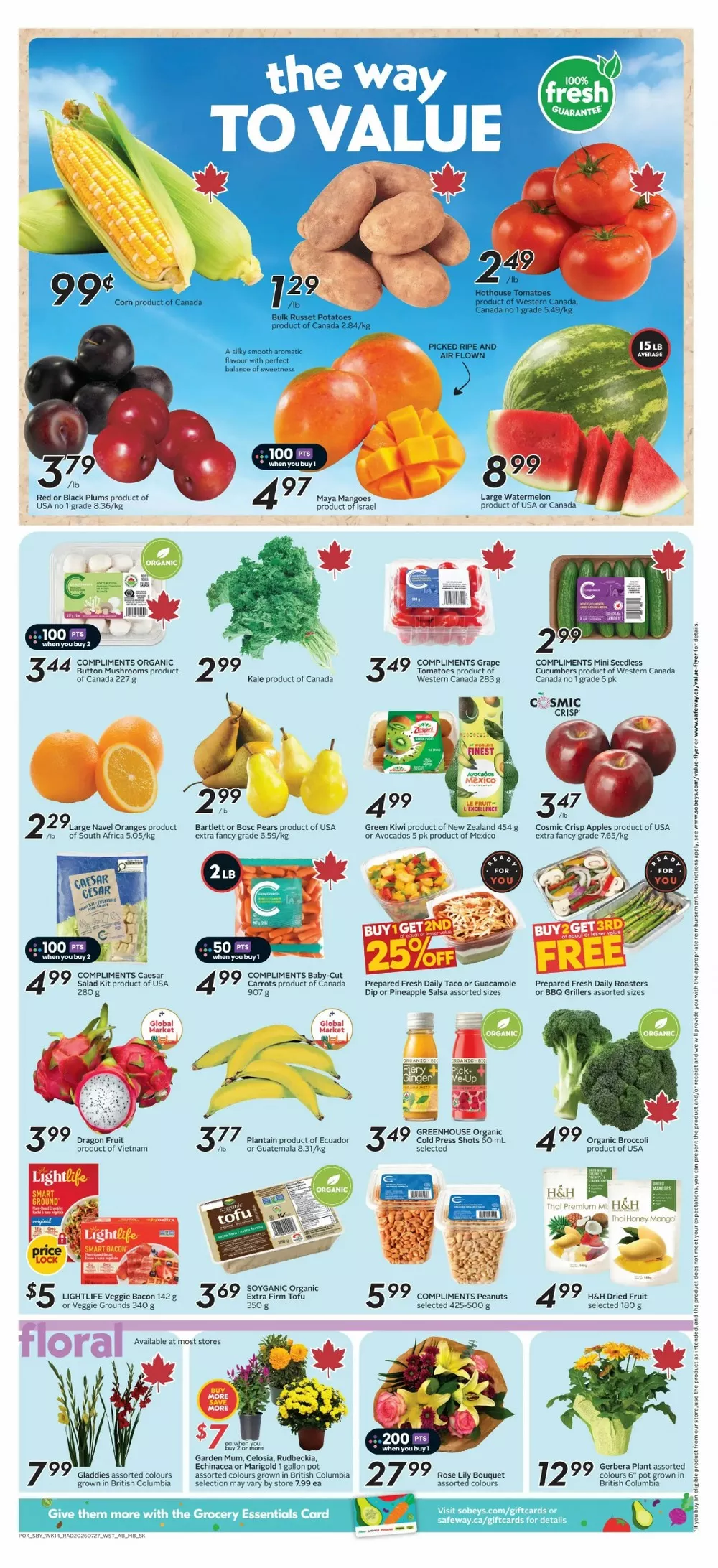 safeway sobeys flyer west july 30 august 5 6 79833905