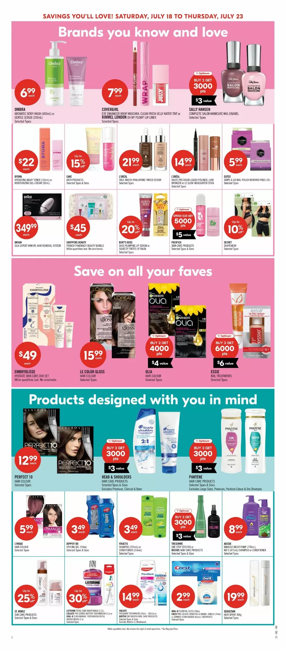 shoppers drug mart flyer july 18 23 10