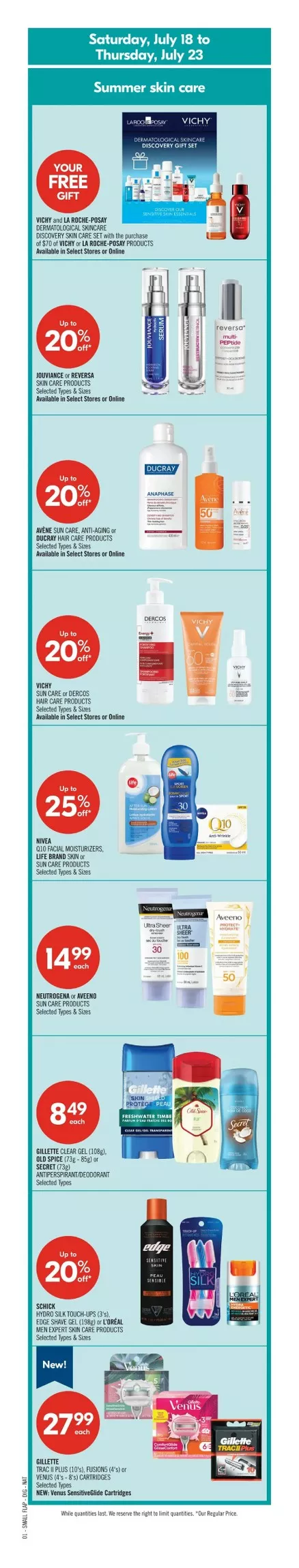 shoppers drug mart flyer july 18 23 12