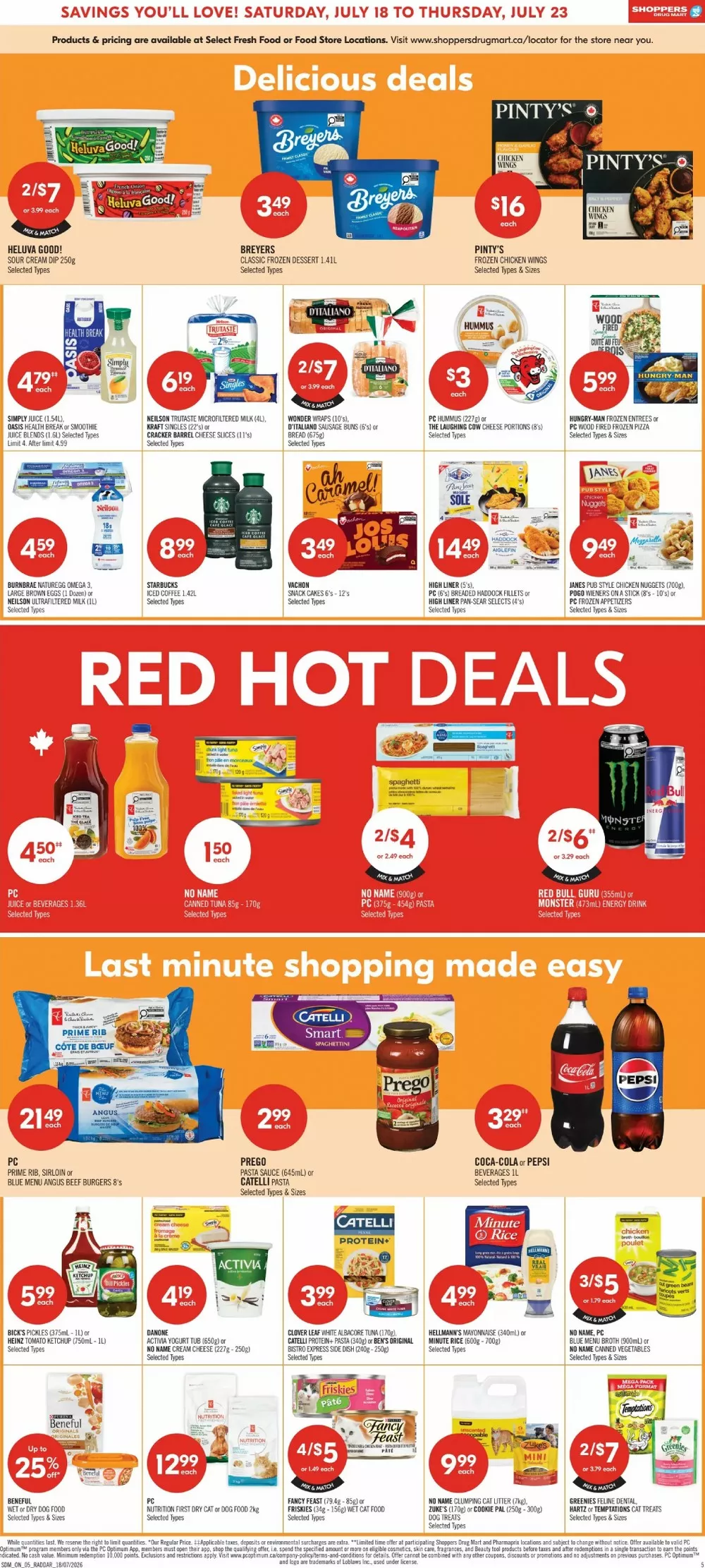 shoppers drug mart flyer july 18 23 14