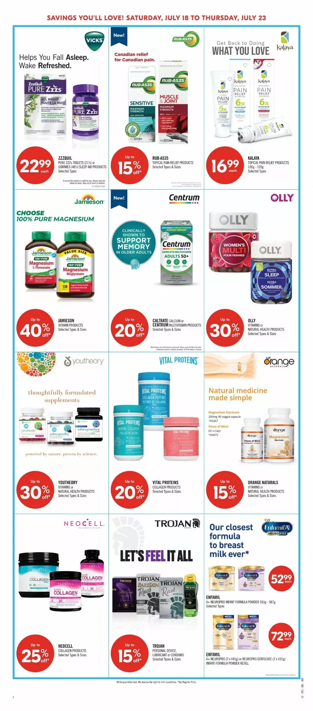 shoppers drug mart flyer july 18 23 18