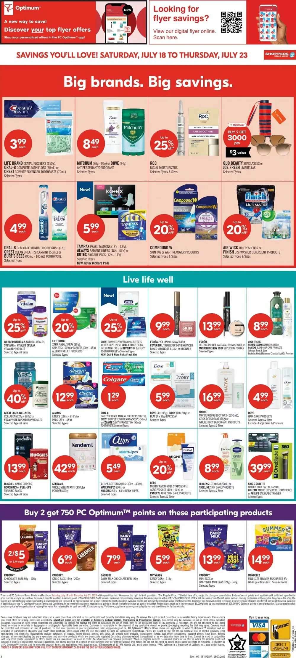 Shoppers Drug Mart Flyer 25 July to 30 July, 2026 2 shoppers drug mart flyer july 18 23 3
