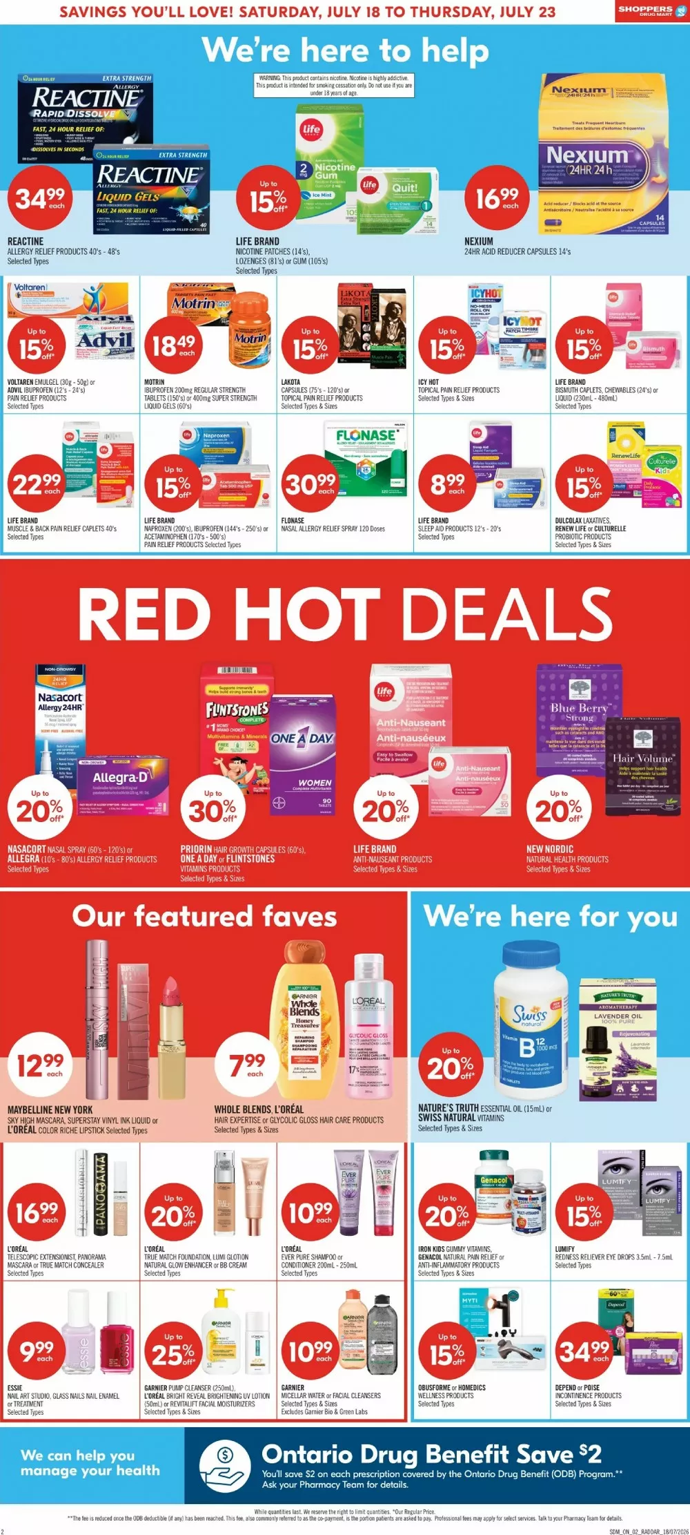 shoppers drug mart flyer july 18 23 4