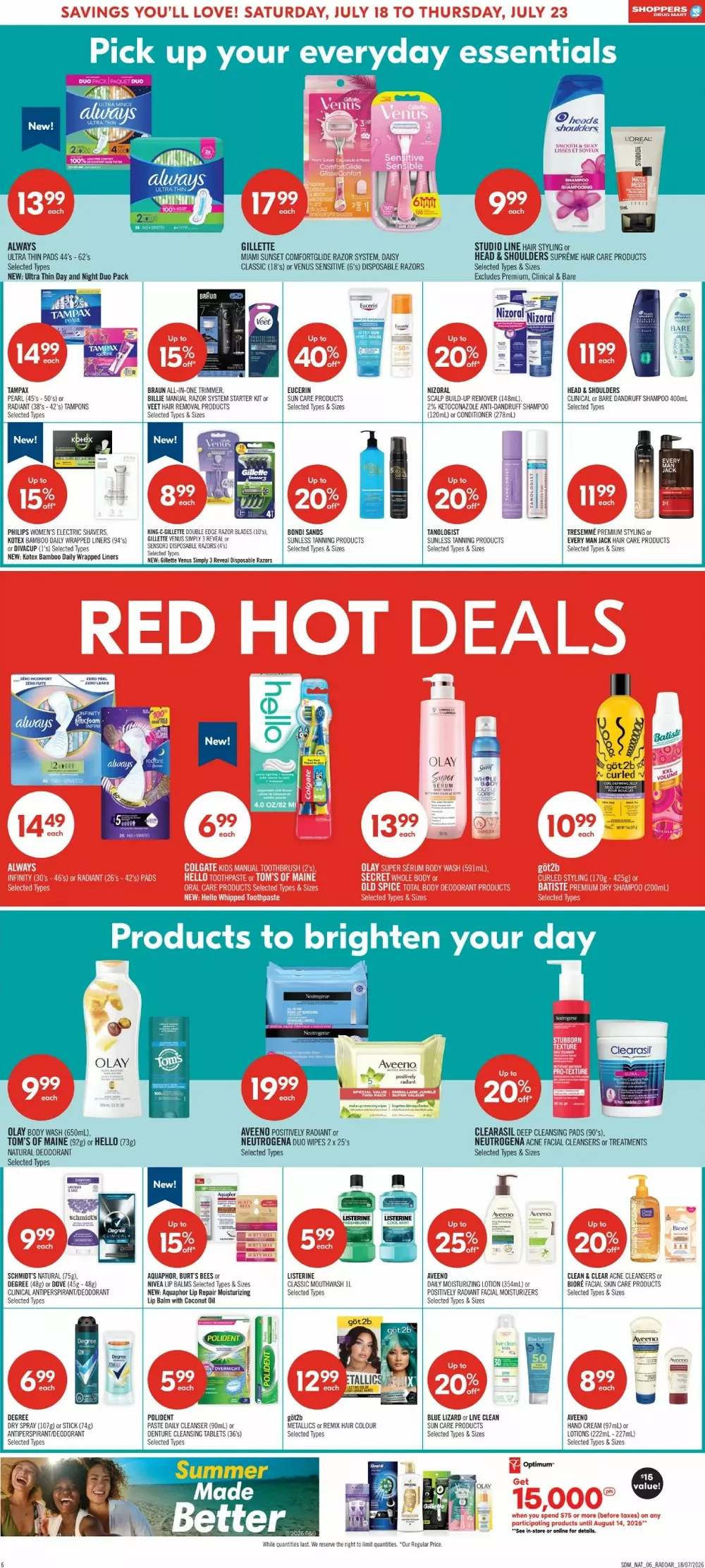 shoppers drug mart flyer july 18 23 7