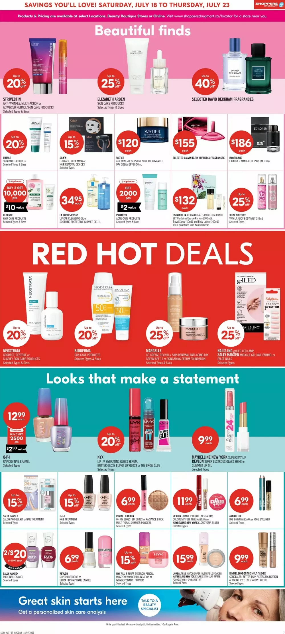 shoppers drug mart flyer july 18 23 8