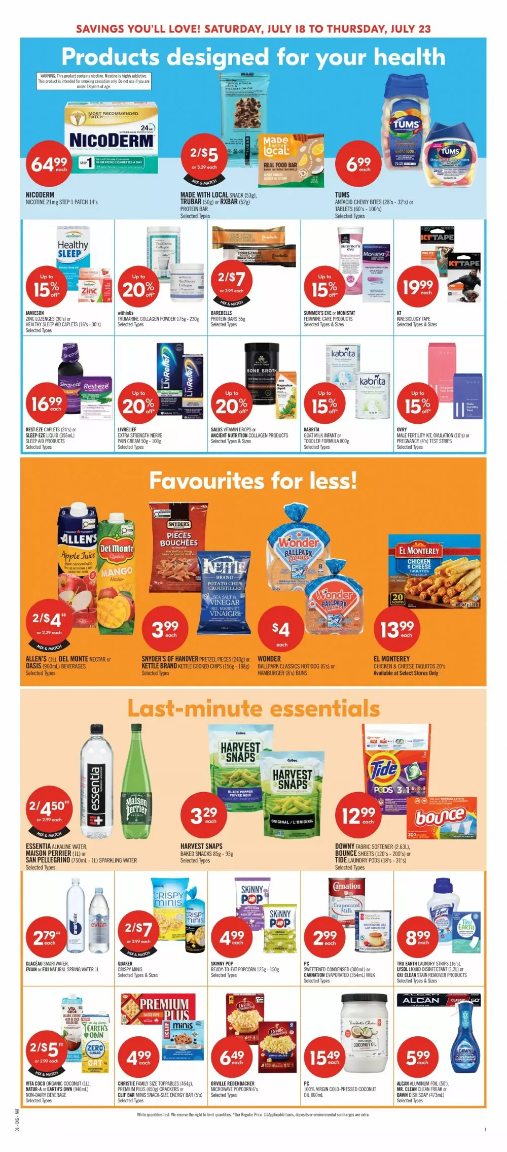 shoppers drug mart flyer july 18 23 9