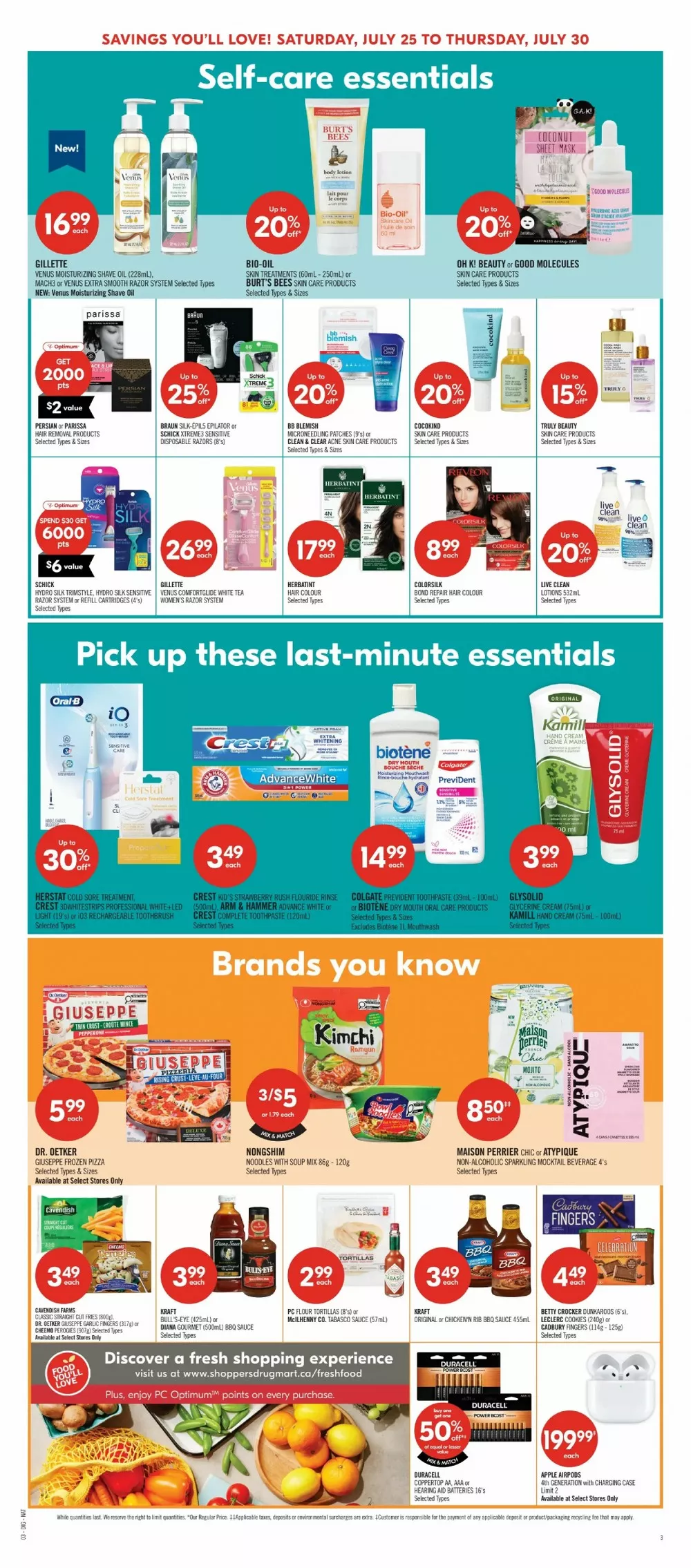 shoppers drug mart flyer week 30 11 06054610
